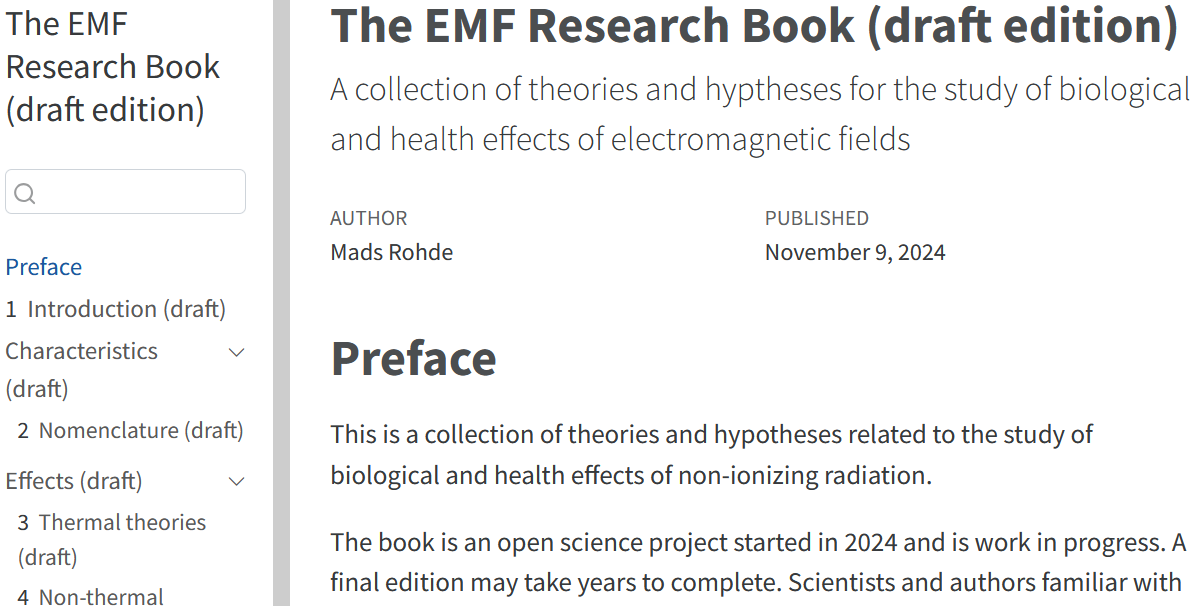 The EMF Research Book